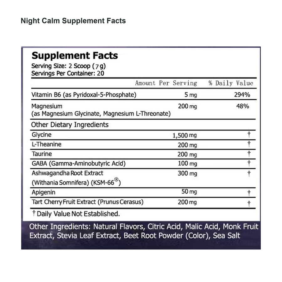 Night Calm Magnesium Drink Mix