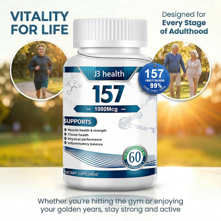 BPC-157 Peptide 1000mcg High Potency Supplement for Gut Joint & Muscle Support 60 Non-GMO Capsules for Fitness Enthusiasts