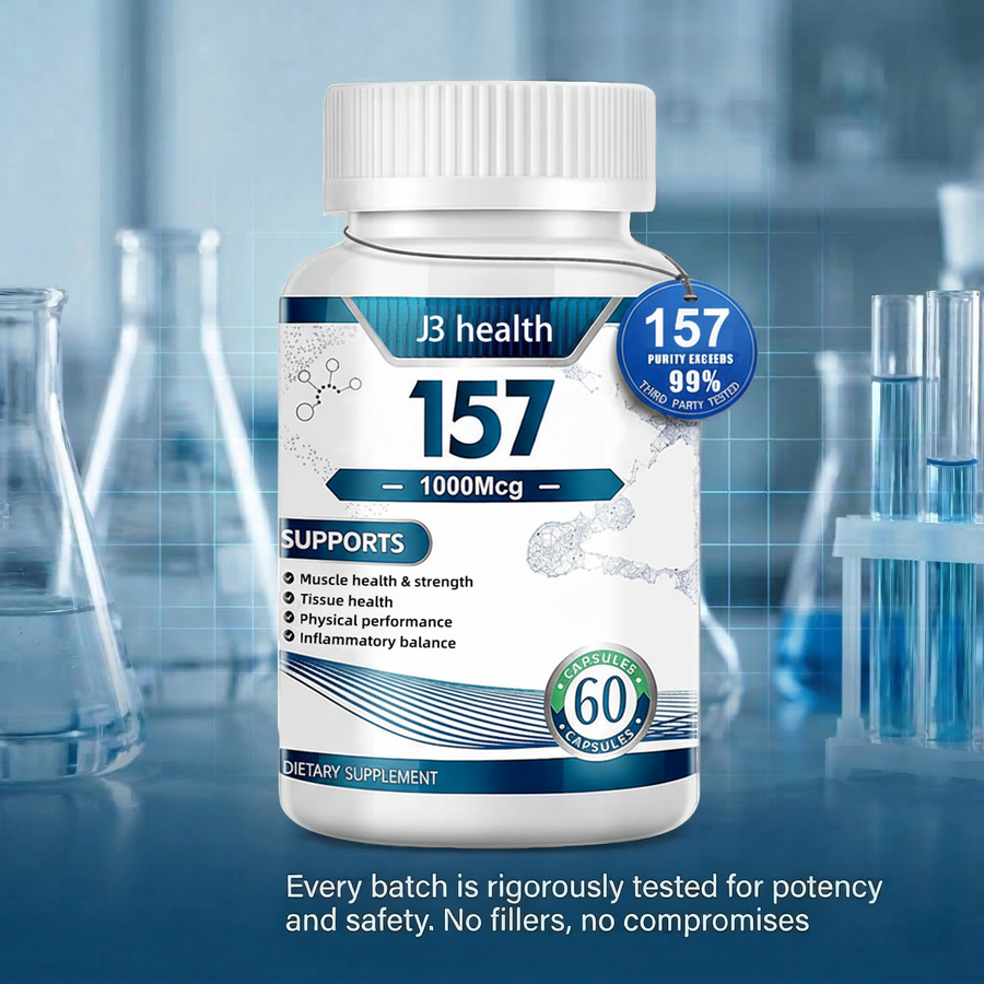 Advanced Peptide Stack: BPC-157 & TB-500 | A 2-Bottle System for Intense Training Recovery & Joint Support | 1000mcg + 1500mcg
